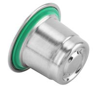 Jiawu Capsule de café, Capsule de café Rechargeable et Réutilisable en Acier Inoxydable, Dosette de avec Conception de Nettoyage Facile, pour Machines à à Main