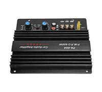 Jiawu Carte d'amplificateur de Puissance Sonore de Voiture, Carte d'ampli de Caisson de Basses Haute Puissance de Voiture en Aluminium 'Aviation 12V 600W, 'amplificateur de Son de 600W avec Double