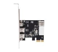 Jiawu Carte PCI E Firewire 4 Ports pour Prise en Charge de Plusieurs Appareils avec Câble de 1 Mètre Inclus et Utilisation de Caméra DV