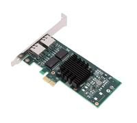 Jiawu Carte Réseau 1 Go avec Deux Ports RJ45 pour Une connectivité Stable et des Performances Haut Débit pour PC et Serveurs