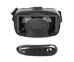 Jiawu Casque VR avec Sangles Ajustables, Lunettes 3D de réalité Virtuelle | Casque VR 3D pour films et jeux, lunettes VR portables avec protection contre la lumière, sangle de tête réglable pour plus