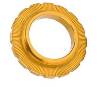 Jiawu Centerlock Lockring pour Moyeu à Axe Traversant, Aluminium CNC (GOLD)