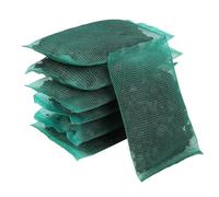 Jiawu Charbon Actif de Noix de Coco pour Aquarium, 7 Sachets (7 mesh bags) | Média filtrant à charbon pour Aquarium, élimine les odeurs, les métaux lourds, purifie l\'eau, avec sacs en filet pour