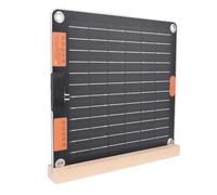 Jiawu Chargeur de Panneau Solaire, Chargeur de Panneau Solaire Portable à Double Sortie de Type C en Silicium Monocristallin 20 W, de Téléphone Double Face avec Deux Ports pour Téléphone, Appareil