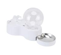 Jiawu Chat Water Fountain and Food Feder Grande capacité Circulant Automatiquement Smart Pet Feeder pour Chats Chien Plastique 2,5 L pour Les Amoureux des Animaux