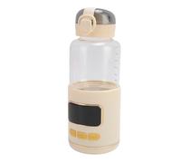 Jiawu Chauffe-Lait Portable sans Fil pour bébé avec Température Réglable pour les Voyages en Plein Air, Longue Durée de Vie de la Batterie, adapté au Lait, à L'eau et aux Jus de bébé