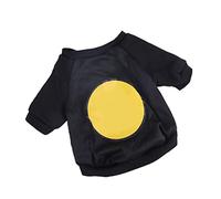 Jiawu Chemise pour Animal de Compagnie avec imprimé Visage Souriant, Joli Pull en Coton à Manches Courtes pour l'automne et l'hiver, Haut Extensible Doux et Respirant (M)