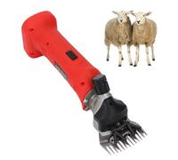 Jiawu Cisailles à Moutons sans Fil, 2 800 TR/Min, Tondeuses électriques Professionnelles avec 2 Batteries, 6 Vitesses, pour Raser la Laine des Moutons, des Chèvres, des Bovins (Prise UE)