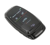 Jiawu Clé Intelligente LCD avec écran Tactile, Bluetooth 5.0, Système d'entrée sans vec Un Bouton de Démarrage, Démarreur à Distance Anti-Perte (Black)