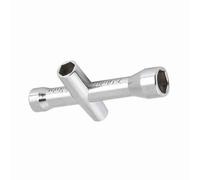 Jiawu Clés en Croix pour Vis et écrous M2/M2.5/M3/M4 | Manchon de roisée en métal Durable, outil Compact pour l\'entretien des voitures et des avions RC, facile à transporter