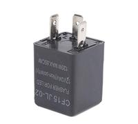Jiawu Clignotant LED sans polarité 12 V 24 V ABS Universel Relais Flash Normalement CF15 JL-02 pour Décodage des Lumières LED Clignotement Rapide en Rafale