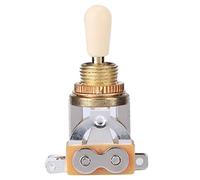 Jiawu Commutateur à 3 Positions pour Guitare électrique, Sélecteur de | Commutateur de micro en métal, capuchon remplaçable, levier de tonalité à trois positions, pour accessoires de guitare de