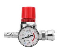 Jiawu Commutateur de Régulateur de Pression de Compresseur d'air, Vanne de Contrôle de Pression de Corps en Alliage de Zinc de Maximale de 0,8 MPa, Accessoire de Compresseur d'air avec Connecteurs