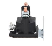 Jiawu Commutateur de Relais Solénoïde de Démarreur DC12 V 030817 pour Tondeuse à Gazon Hustler, Acier Inoxydable, Cuivre ABS de qualité Supérieure, étanche à la Poussière, Résistance aux Hautes