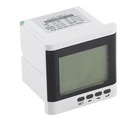 Jiawu Compteur d'énergie électrique Programmable triphasé Multifonction, Ampèremètre Numérique LED, Voltmètre 380V 100V 5A 1A, écran LCD