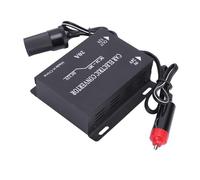 Jiawu Convertisseur de Puissance de Voiture, Dissipation Thermique Rapide et Efficace pour Les Conducteurs, Transformateur en Métal Noir 120W à 240W pour Les Longs Trajets (20A)