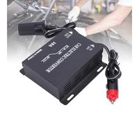 Jiawu Convertisseur de Puissance de Voiture, Dissipation Thermique Rapide et Efficace pour Les Conducteurs, Transformateur en Métal Noir 120W à 240W pour Les Longs Trajets (10A)