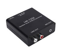 Jiawu Convertisseur de Sortie Ligne, 40 Hz-20 KHz, Convertit Facilement les Signaux de Haut Niveau en Niveau Ligne avec Transformateur D'isolation en Alliage de qualité Supérieure