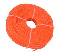 Jiawu Cordon de en Nylon de 2,7 Mm, Ligne de -Bordure Robuste en Forme de Torsion de 100 M pour Tondeuses à Gazon, Haute Performance de, Durable