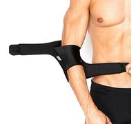 Jiawu Coudière, Support de Coude Réglable, Protecteur de Sport Respirant Compression Coude Support Manchon Enveloppe de Bras pour Tendinite, Tennis, Traitement du Coude de Golf(Une)