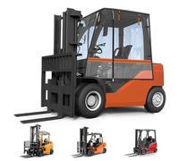 Jiawu Couvercle de Chariot élévateur, Housse de Cabine de Chariot élévateur Transparente Universel, Couvercle de Chariot élévateur pour la Pluie, étanche, Protection UV Tout Temps