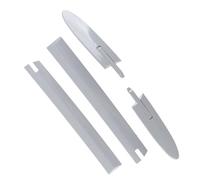 Jiawu Couvercle de Charnière de Toit Convertible, compatibilité Directe Aucune Modification, Fixation ABS Haute Résistance, Garniture de Charnière de Toit avec Kit Gauche Droite, les Clips Inclus pour