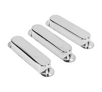 Jiawu Couvercle de Micro à Bobine Unique pour Guitare électrique, Ensemble de Coques de Micro en Cuivre pour la Réduction du Bruit, Meilleure qualité Sonore, Installation Facile, Lustre Métallique,