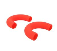 Jiawu Couverture de Masque de Remorquage Avant Couverture de Protection élastique en Silicone pour Bronco 2021-2024 Aesthétique Personnelle Rouge pour Tourbières, 2 PCS