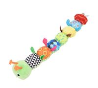 Jiawu Cozy Plus Clamp Toy avec Mesure de: Jouet pour Un Aperçu de la Dentition, Un Animal Adorable Farci de 0 à 1 Ans (Green)