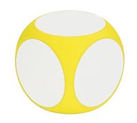 Jiawu Cube à Écrire Effaçable à Sec, Dé Pédagogique EVA 9,9 Cm, pour