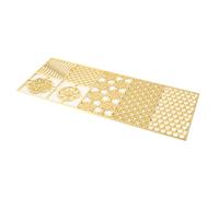 Jiawu Cubes de Glace Concevoir une Forme de Sceau Moderne pour les Accessoires de Cocktails Cocktails, Matériau en Cuivre Artisanal Transparent pour L'assemblage de la Fête (E01)