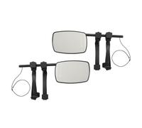 Jiawu Cuesta/Support dans L'Extension du Miroir de Remorquage de 360 degrés D'installation Réglable Facilement pour les Camions de Voiture RVS, ABS + Verre, 2 Extension du Rétroviseur |