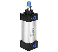 Jiawu Cylindre Pneumatique, Construction en Alliage d'aluminium de Cylindre Pneumatique à Double Effet SC40 avec une Conception Légère pour les équipements d'automatisation Industrielle (SC40X25)