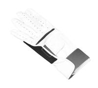 Jiawu de Golf, Antidérapant et Respirant pour Main Gauche en Peau de Mouton pour Homme, Bout de Doigt à écran Tactile avec Plaque Amovible, Guide de Posture et Double Sangle pour une Technique de (XL)