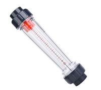 Jiawu Débitmètre de Liquide LZS-40 0,6-6 M³/H, Instrument de Mesure de Débit de Type Tube avec Panneau Transparent, Coque en Plastique ABS, Haute Précision 4% pour Divers Liquides