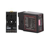 Jiawu Détecteur de Boucle de Véhicule, Capteur Inductif Double Canal PD132, Haute Précision 220 V pour Le Stationnement de Voiture avec Rouleaux de Boucle