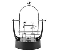 Jiawu Dispositif à Mouvement Perpétuel, Décor Cinétique à Piles activé à la Main, Sculpture d'art Cinétique avec Mouvement de Balancement Continu pour la Décoration de la Maison de Bureau