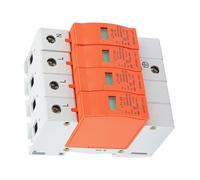 Jiawu Dispositif de Protection Contre Les Surtensions 4P, Parafoudre Basse Tension 20 KA 420 V AC, Parasurtenseur Domestique avec Coque PC Ignifuge, pour la Protection des Appareils Ménagers