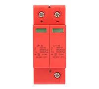 Jiawu Dispositif de Protection Contre Les Surtensions DC1000V, Parasurtenseur Domestique 2P 40KA, Dispositif Parafoudre Basse Tension avec Coque Ignifuge, pour la Protection du Système électrique