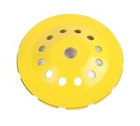 Jiawu Disque de Meulage diamanté, Bloc de Segment à Double Rangée de 5 Mm pour une élimination en Douceur des Copeaux, Meule d'angle pour Coupe à Sec et Humide, avec Conception sans Vibrations pour
