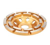 Jiawu Disque de Meulage diamanté, Bloc de Segment à Double Rangée de 5 Mm pour une élimination en Douceur des Copeaux, Meule d'angle pour Coupe à Sec et Humide, avec Conception sans Vibrations pour