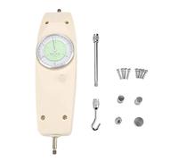 Jiawu Dynamomètre Analogique, Jauge de Force de Traction capacité de 300 N, Compteur de Force Portatif avec Cône Plat, Pointes Convexes Concaves, Tige d'extension de Crochet pour Matériel