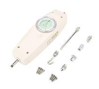 Jiawu Dynamomètre Analogique, Jauge de Force Portable d'une capacité de 500 N, Compteur de Force avec Cône Plat, Pointes Concaves et Convexes, Tige d'extension de Crochet pour Appareils