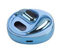 Jiawu Écouteurs 5.4 avec Traducteur de Langue, avec Application pour, Dispositif de Traduction de Crochet d'oreille pour Appel Musical (Blue)