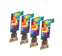 Jiawu Écran Couleur TFT 0,96 Pouces 4 Modules d'affichage IPS 80x160 Interface SPI Lecteur ST7735S pour Petite Lumière Fine Transmission élevée sans Flash Réponse Rapide Faible Consommation