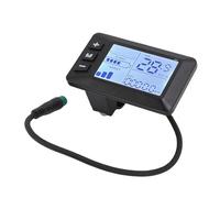 Jiawu Écran LCD pour Vélo électrique, Conception Résistante à la Pluie à 5 Cœurs et Contrôle Précis de la Vitesse, Compteur d'affichage pour Vélo électrique, Ordinateur de avec Connecteur Résistant