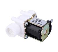 Jiawu Électrovanne en Plastique NC 1/2 Pouce, Normale Fermée pour Entrée