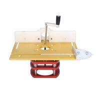 Jiawu Élévateur de Routeur avec Plaque Supérieure, Base de Levage de Routeur à Bois pour Couper le Chanfreinage de Fente, Moteur Universel de 64 à 66 Mm, Kit de Plaque de Base de Table de Manuel à
