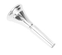 Jiawu Embouchure de Cor Français, Conception Professionnelle pour un Son Riche et élégant Embout de Corne en Argent, Embout de Corne en Laiton avec Surface Plaquée Argent Résistante à la Rouille