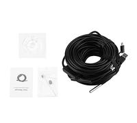 Jiawu Endoscope USB, Endoscope Flexible de 20 M 5,5 Mm, Caméra d'inspection étanche 720P, Caméra Serpent USB de 20 Mètres avec 6 Lumières LED, Crochet, Aimant, Miroir, pour Voiture de Téléphone